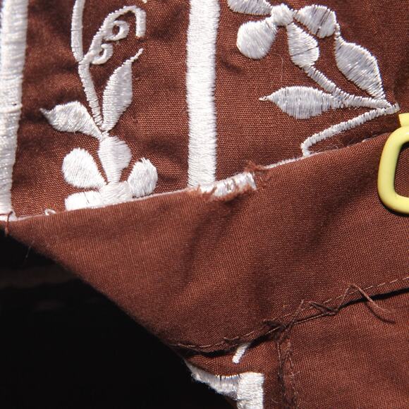 Vintage D'Palms Embroidered Ethnic Style Tunic Top Size 14 Small Flaw - Picture 10 of 11